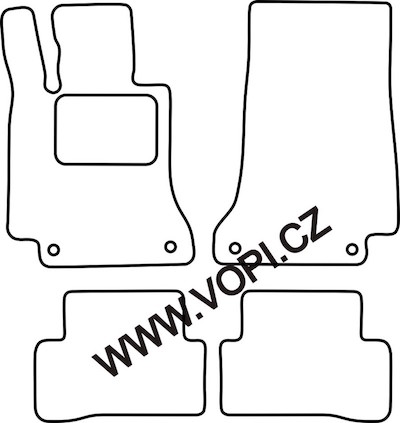 Autokoberce Mercedes C W205 03/2014 -  Autofit (2967)